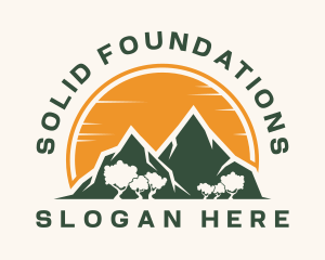 Forest Mountain Sun logo