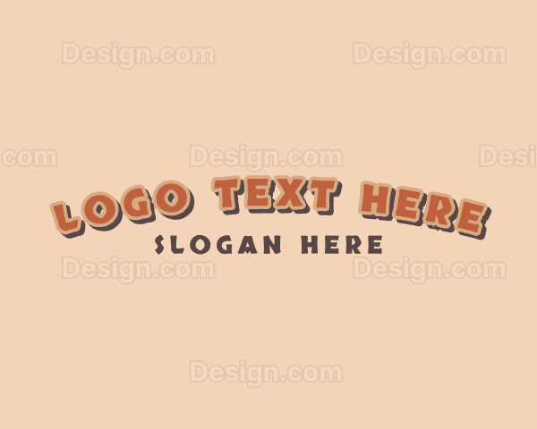 Retro Masculine Hipster Logo