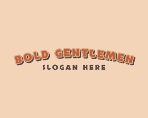 Retro Masculine Hipster logo design