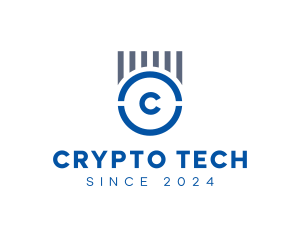 Tech Finance Cryptocurrency logo design