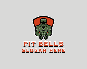 Military Fitness Gym logo design