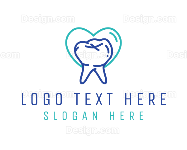 Tooth Molar Dentist Logo