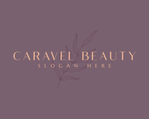 Elegant Beauty Leaf logo design