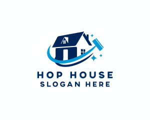 House Vacuum Cleaning logo design