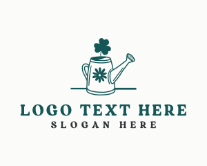 Clover Leaf Watering Can logo