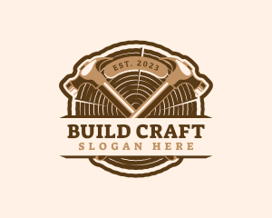 Hammer Timber Carpentry logo design