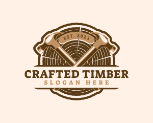 Hammer Timber Carpentry logo design