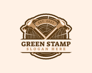 Hammer Timber Carpentry logo design