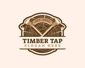 Hammer Timber Carpentry logo design