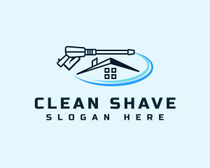 Pressure Washer Cleaning Service logo design