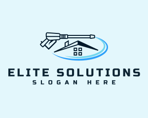 Pressure Washer Cleaning Service logo design