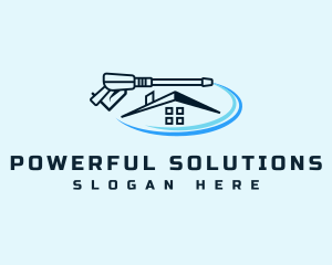 Pressure Washer Cleaning Service logo design