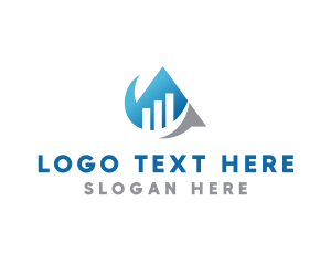 Modern - Modern Triangle Statistics logo design