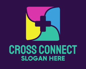 Colorful Medical Cross logo