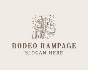 Western Cowgirl Rodeo logo