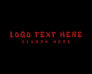 Company - Bloody Horror Company logo design