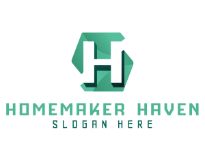 Tech App Letter H logo design