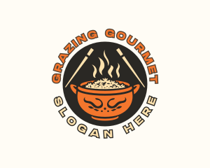 Asian Rice Cuisine logo design