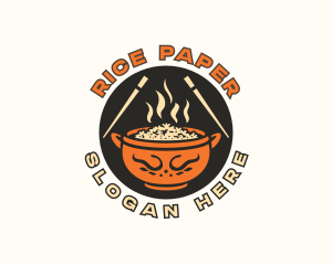 Asian Rice Cuisine logo design