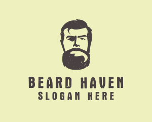 Beard Man Barber logo