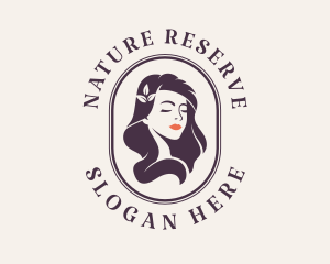 Leaf Natural Hair Beauty logo design