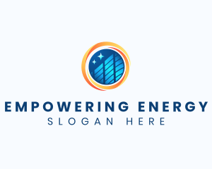 Solar Energy Power logo design