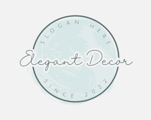 Green Feminine Signature logo design