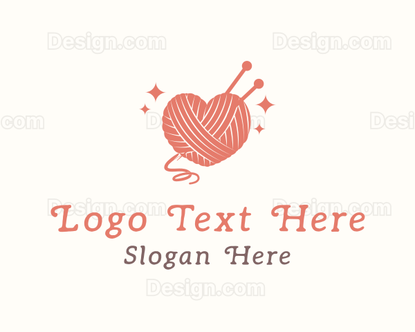 Heart Knit Yarn Logo