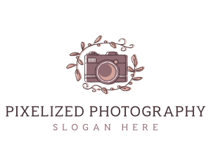 SLR Camera Vlogger logo design