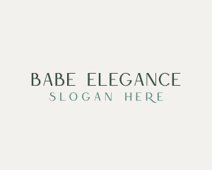 Elegant Nature Brand logo design