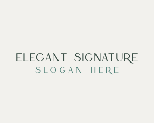 Elegant Nature Brand logo design