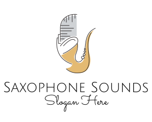 Mic Saxophone Music logo