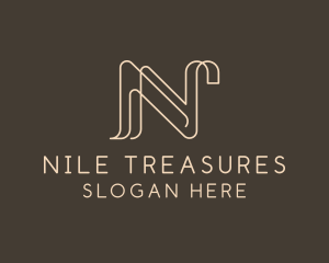 Upscale Boutique Letter N logo design