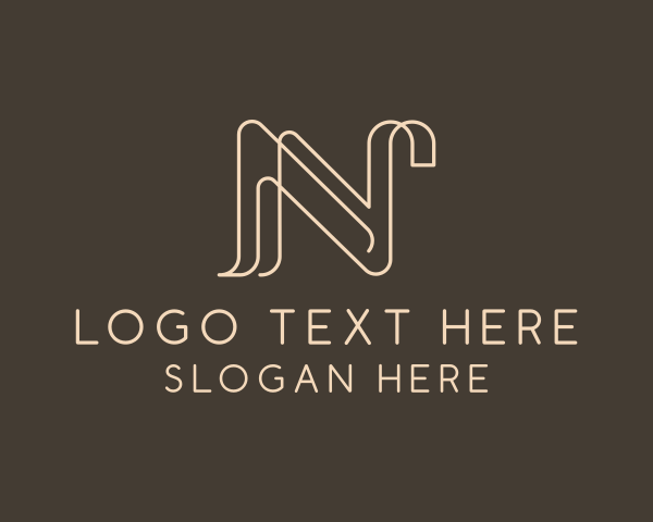 Upscale Boutique Letter N logo