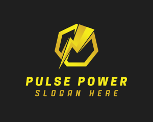 Power Bolt Electricity logo design