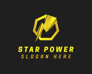 Power Bolt Electricity logo design