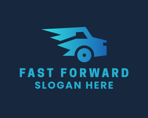 Fast Blue Vehicle  logo design