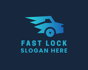 Fast Blue Vehicle  logo design