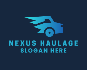 Fast Blue Vehicle  logo design