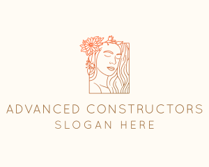 Beautiful Nature Woman logo design