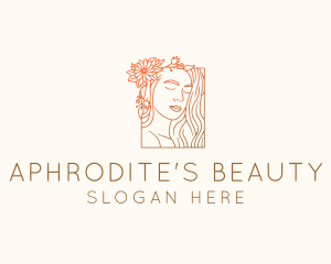 Beautiful Nature Woman logo design