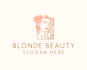 Beautiful Nature Woman logo design