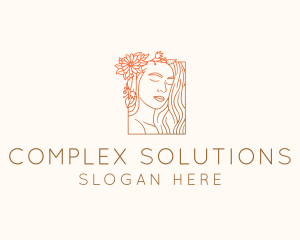 Beautiful Nature Woman logo design