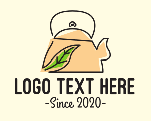 Herbal Tea Pot logo design