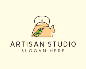 Herbal Tea Pot logo design