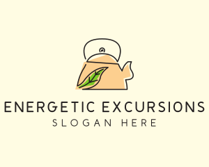 Herbal Tea Pot logo design