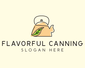 Herbal Tea Pot logo design