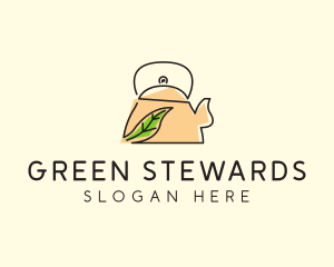 Herbal Tea Pot logo design