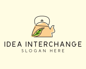 Herbal Tea Pot logo design