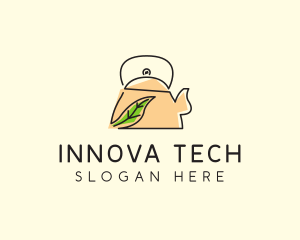 Herbal Tea Pot logo design